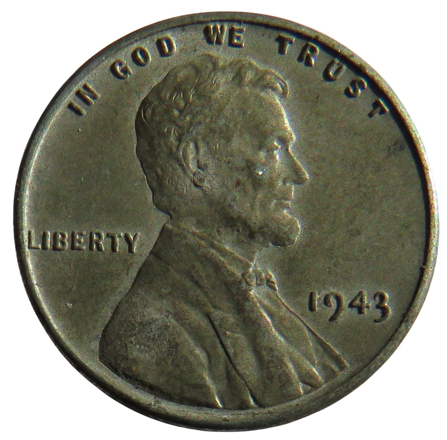 1943 USA Lincoln / Steel One Cent Coin