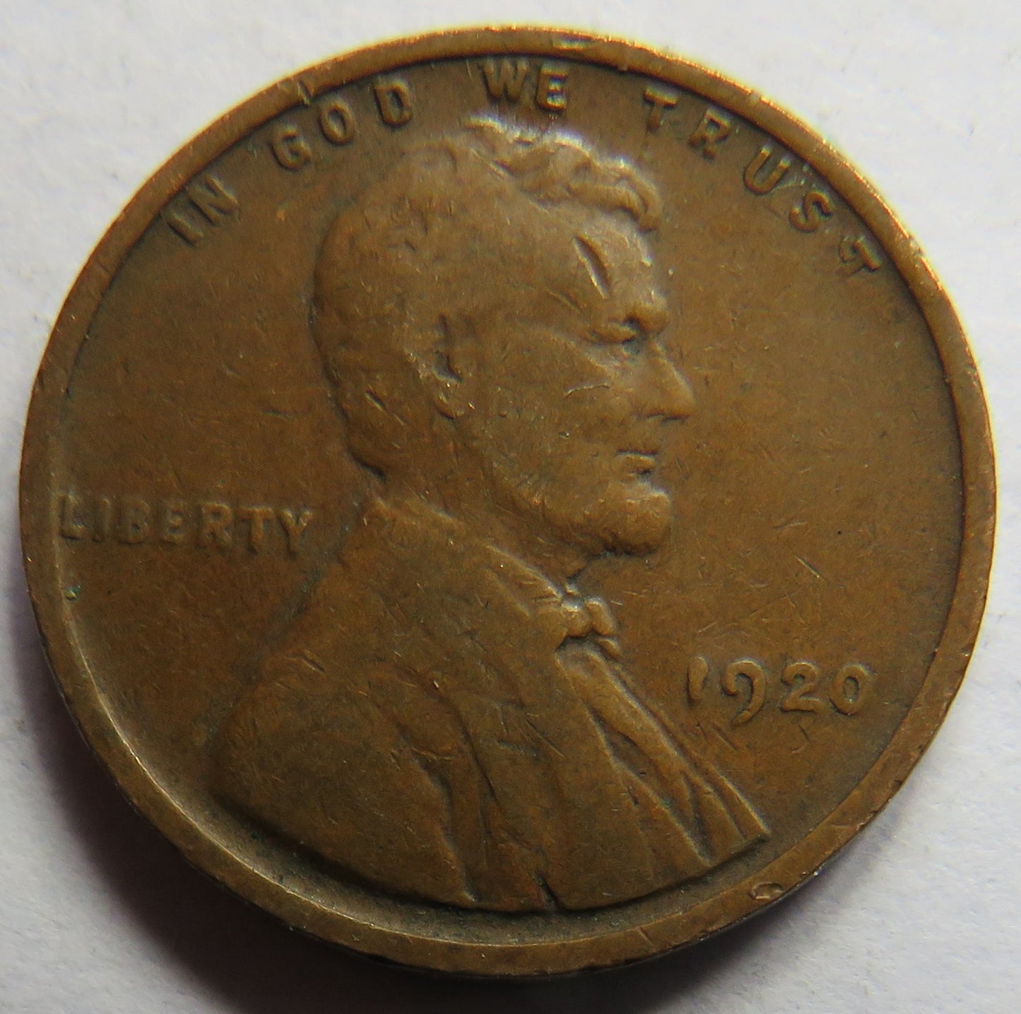 1920 USA Lincoln One Cent Coin
