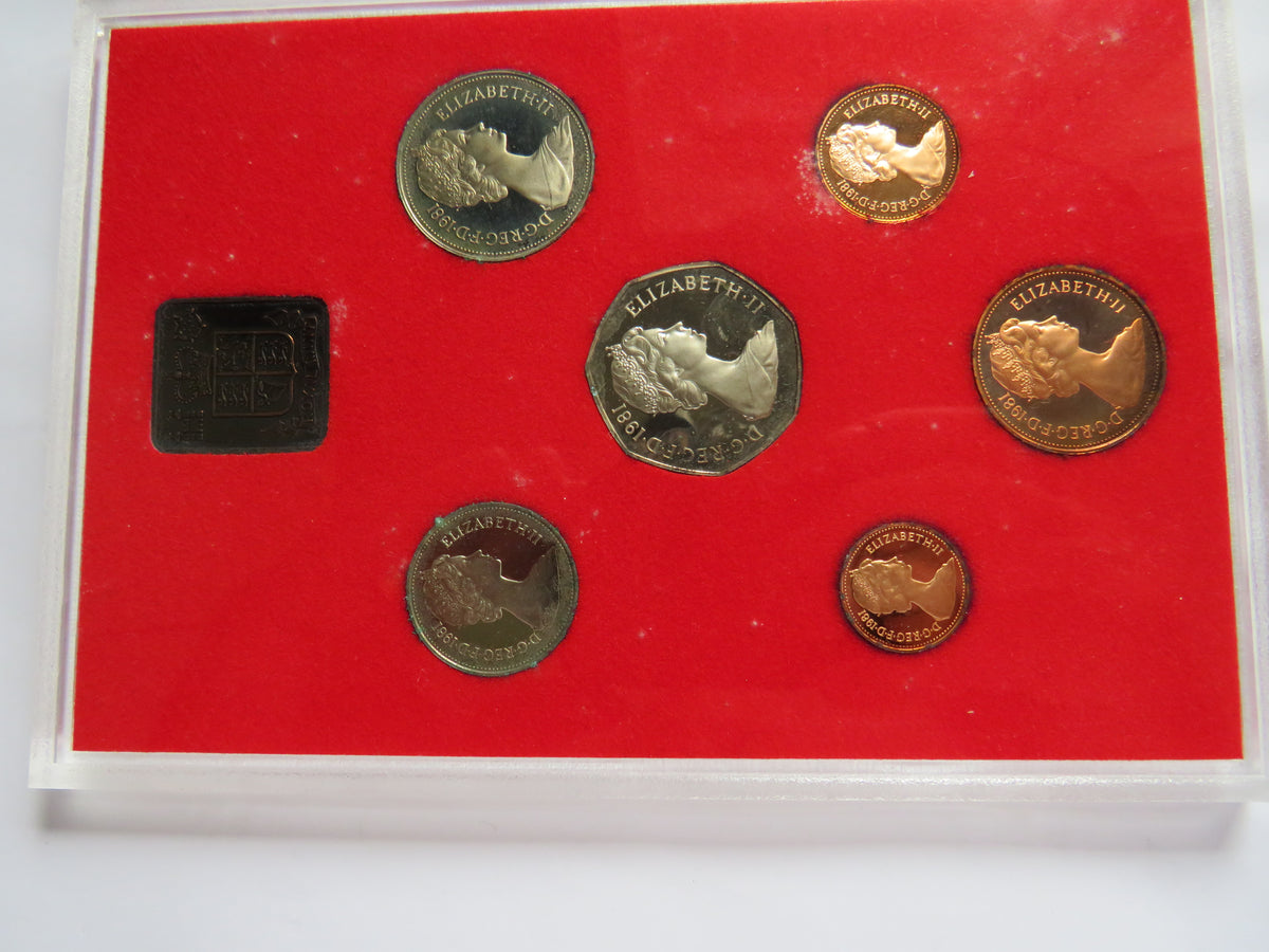 1981 The Coinage of Great Britain & Northern Ireland Proof Set By The Royal Mint