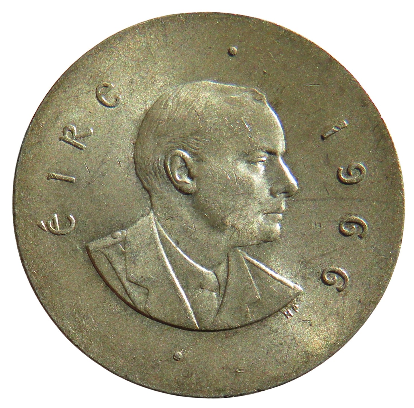 1966 Ireland Silver 10 Shillings Coin