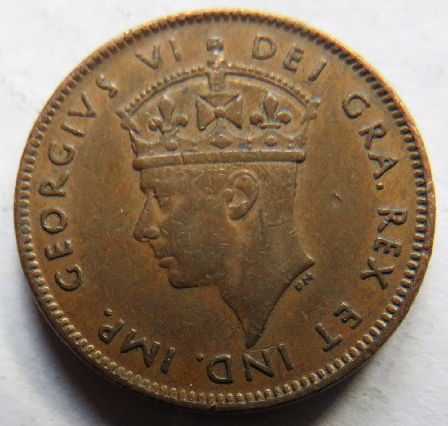 1943 King George VI Newfoundland One Cent Coin