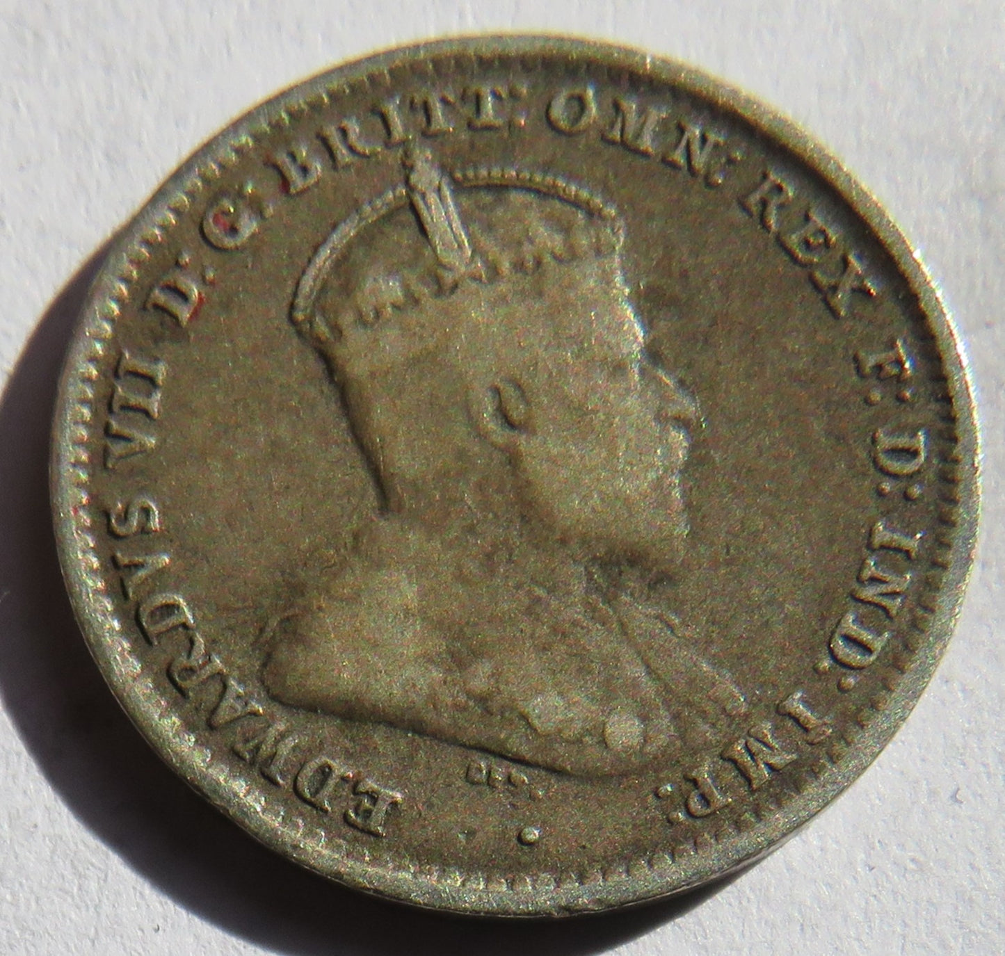 1910 King Edward VII Australia Silver Threepence Coin