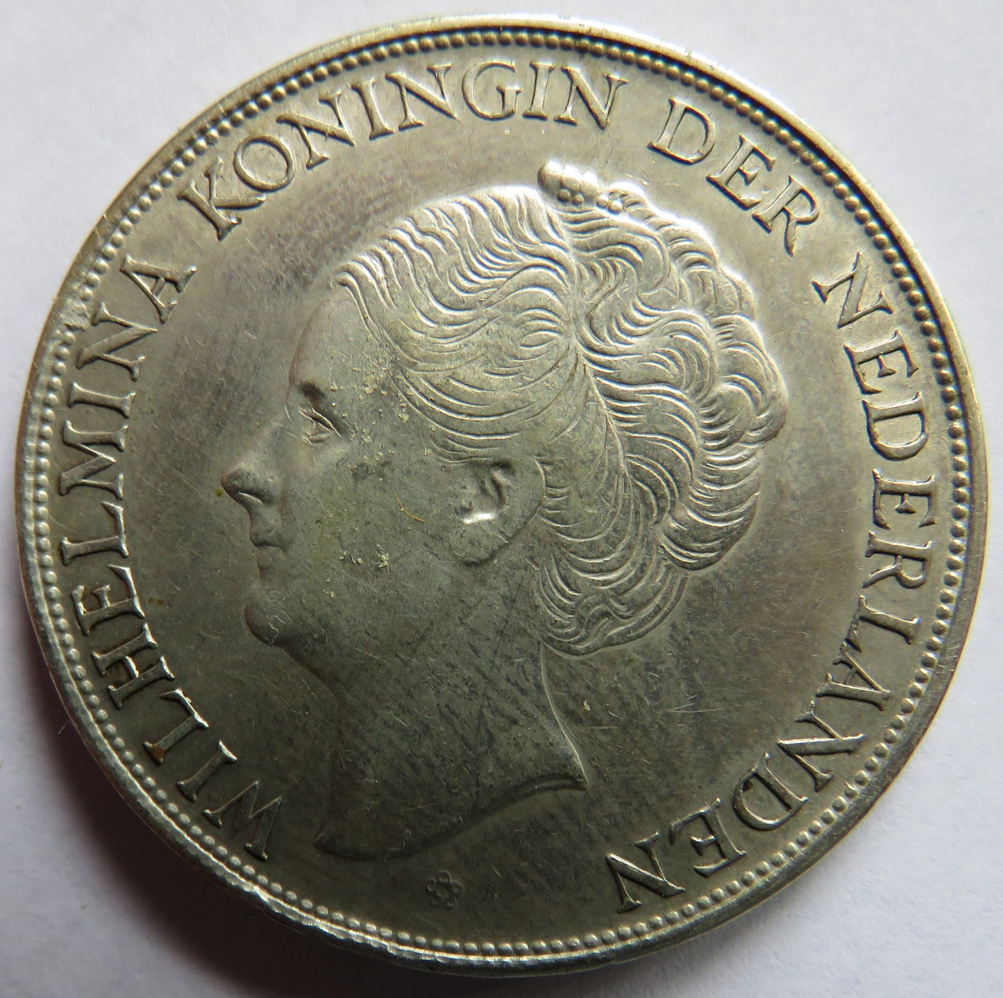 1944 Munt-Van-Curacao Silver 2 & 1/2 Gulden Coin