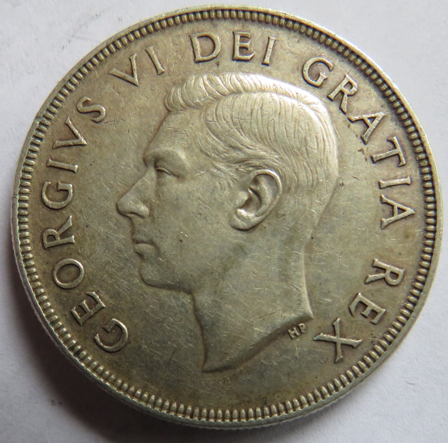 1951 King George VI Canada Silver $1 One Dollar Coin