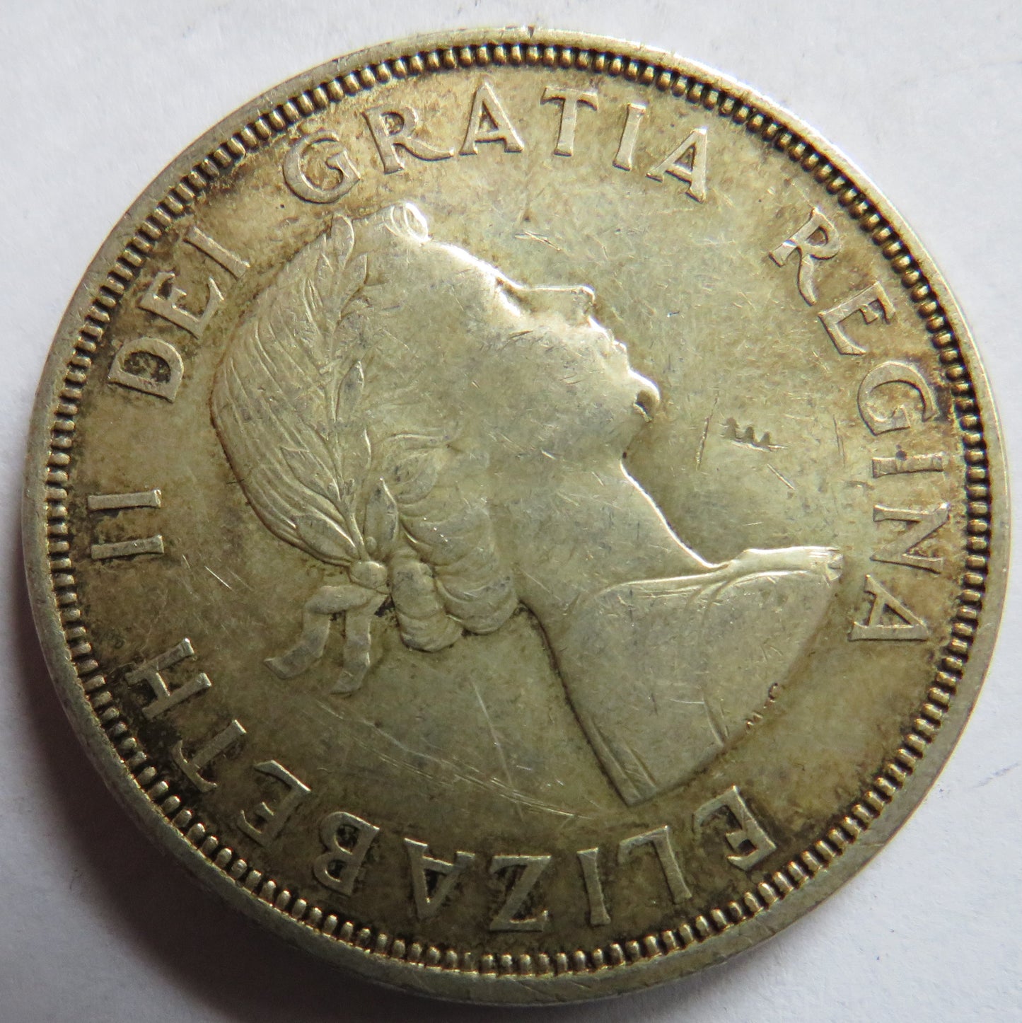 1964 Queen Elizabeth II Canada Silver $1 One Dollar Coin