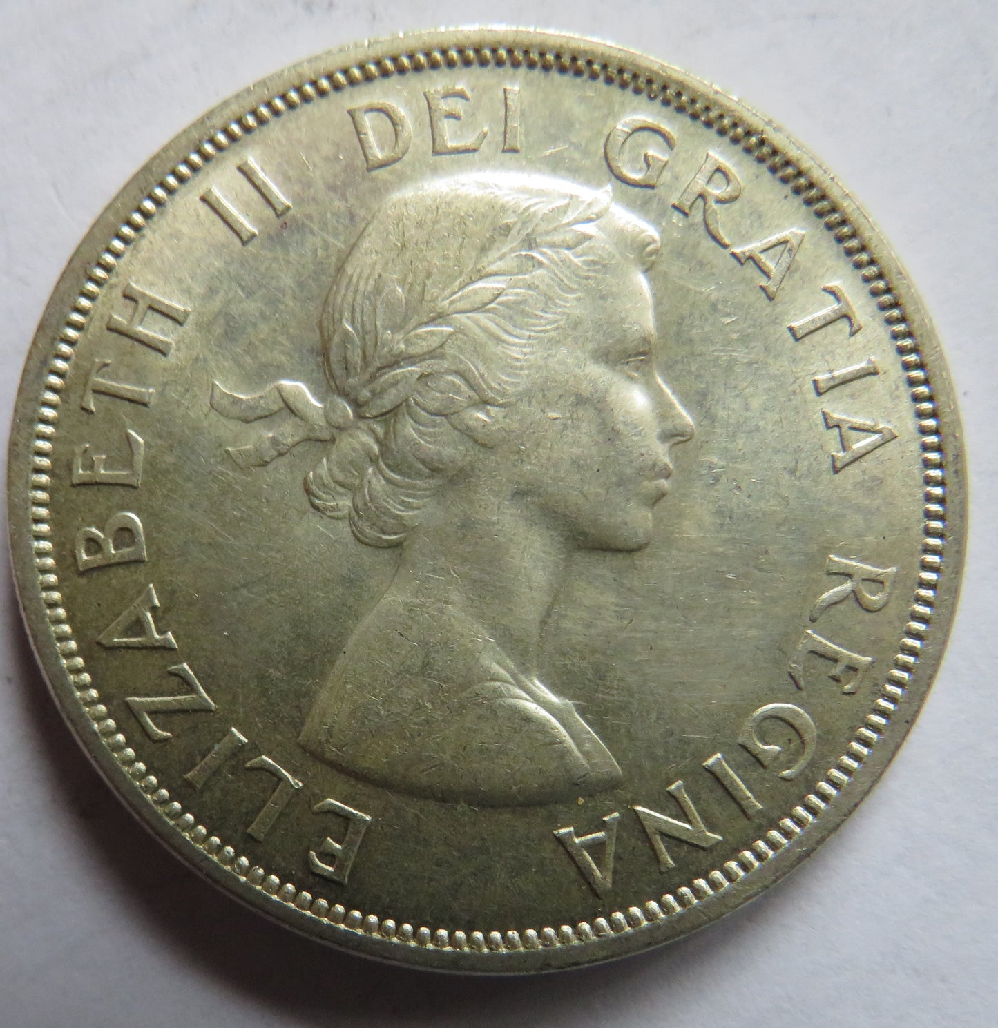 1858-1958 Queen Elizabeth II Canada Silver $1 One Dollar Coin