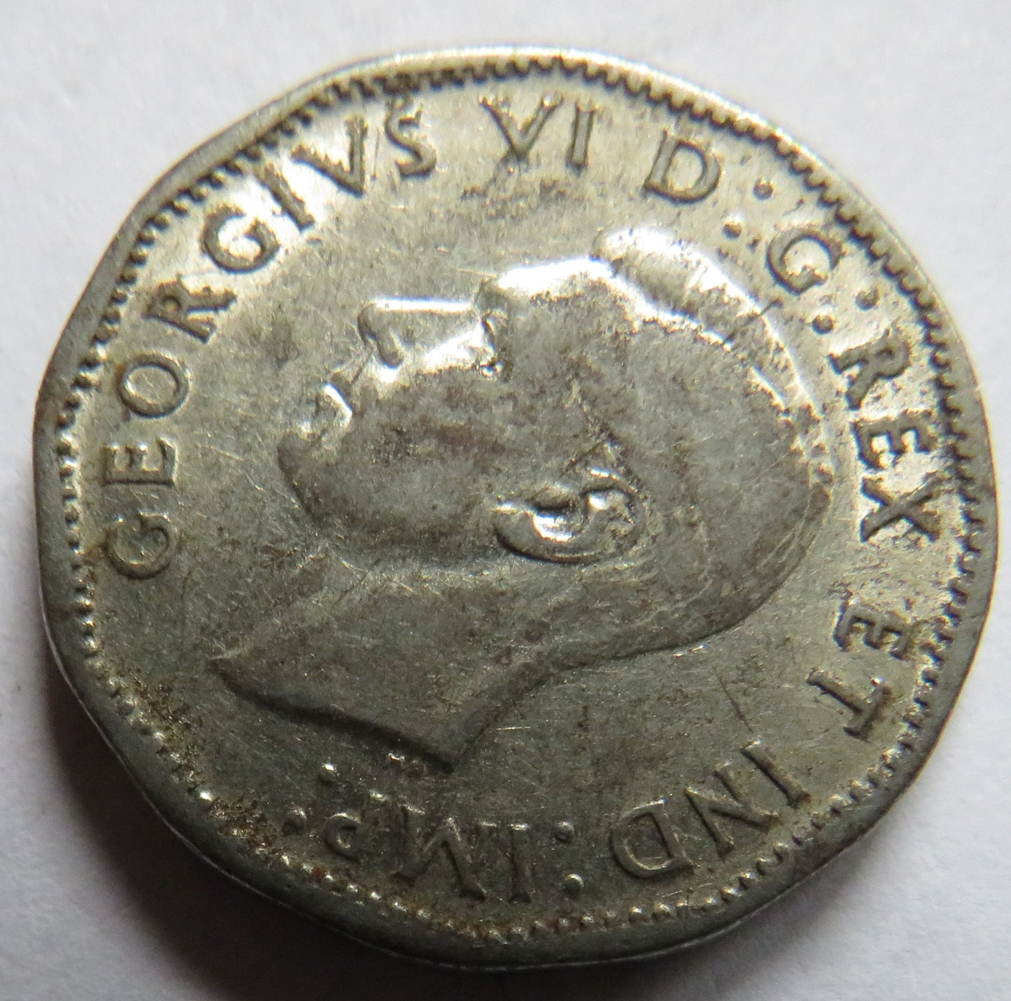 1944 King George VI Canada 5 Cents Coin