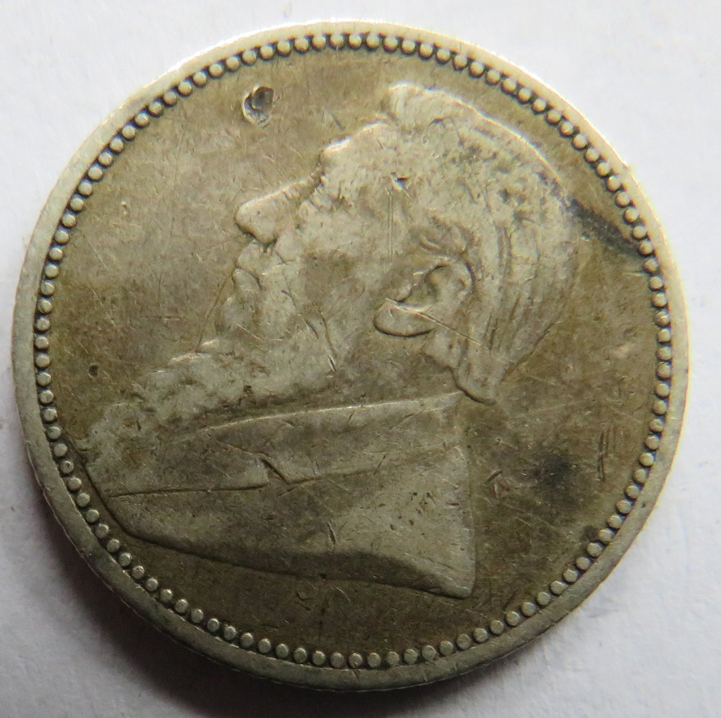 1894 South Africa Silver Sixpence Coin
