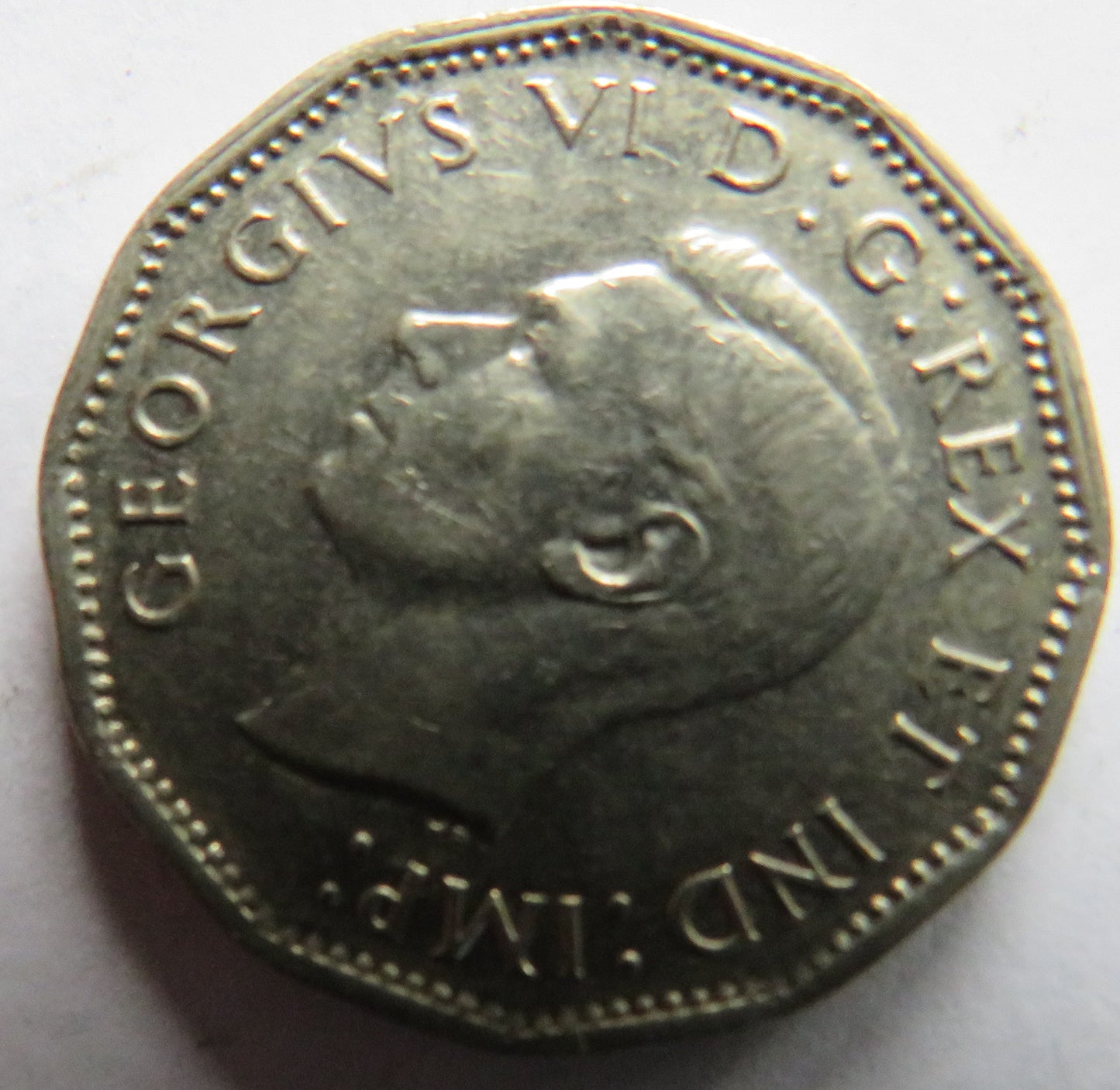 1946 King George VI Canada 5 Cents Coin