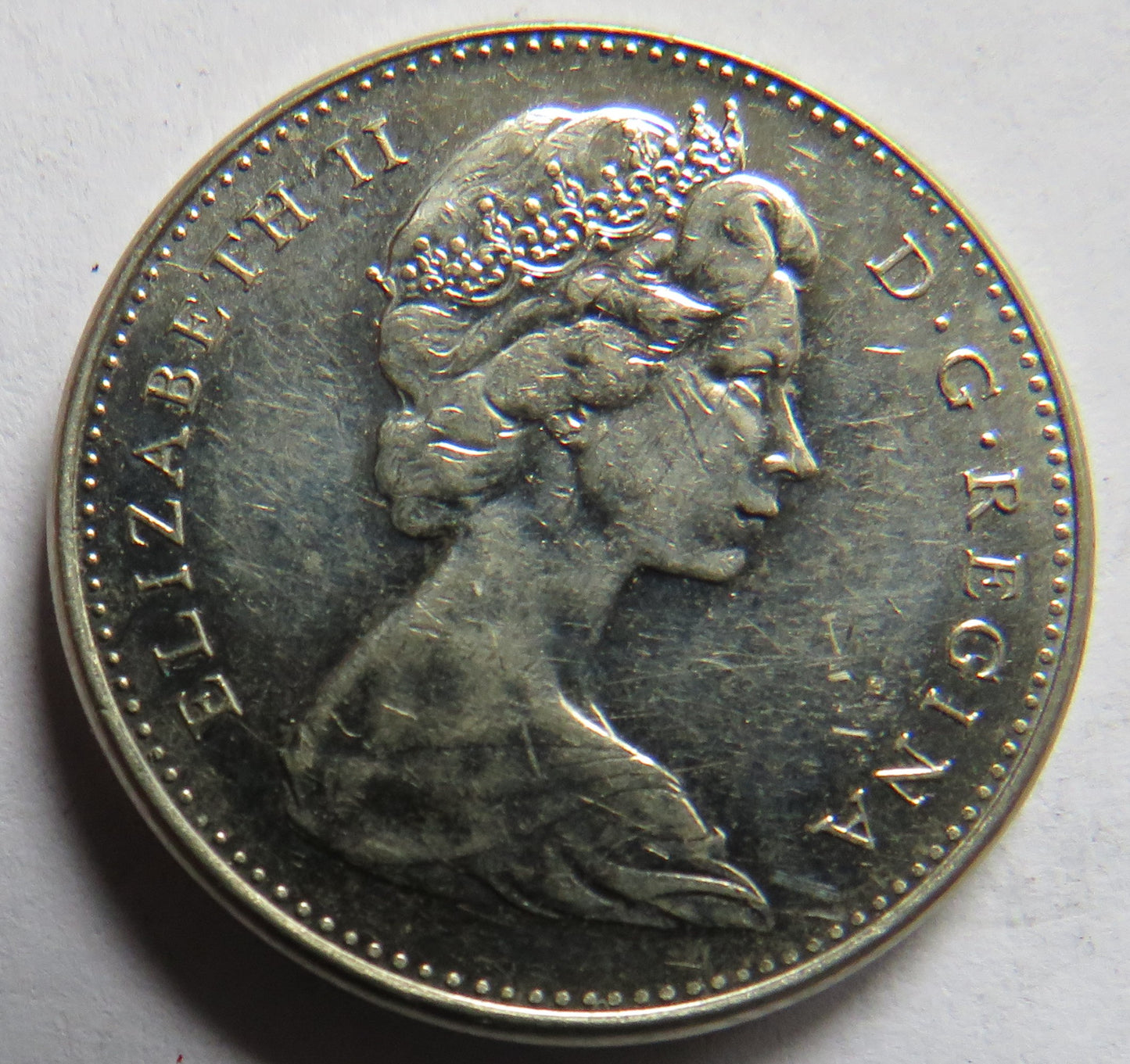 1867-1967 Queen Elizabeth II Canada 5 Cents Coin