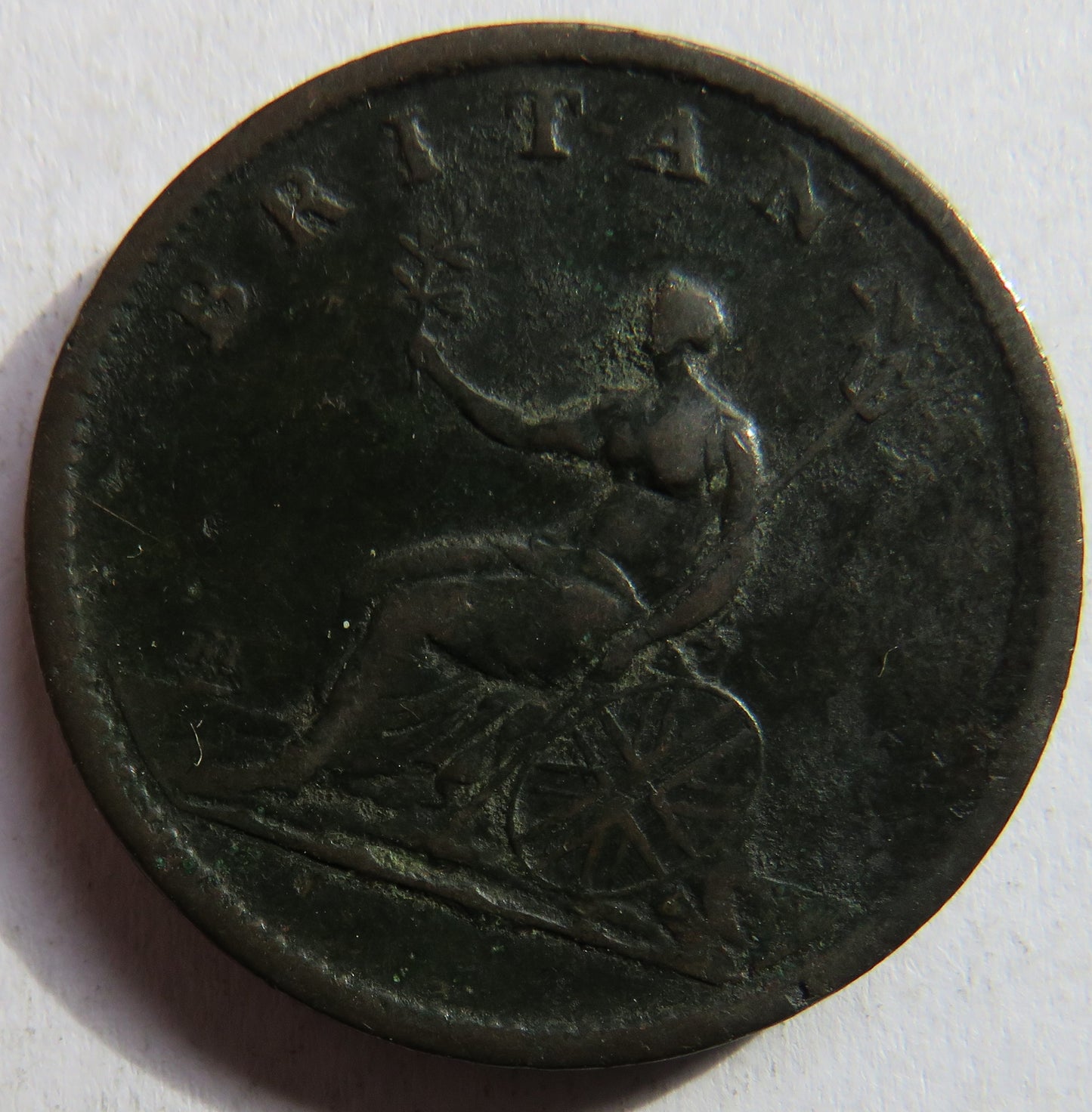 1806 King George III Halfpenny Coin - Great Britain