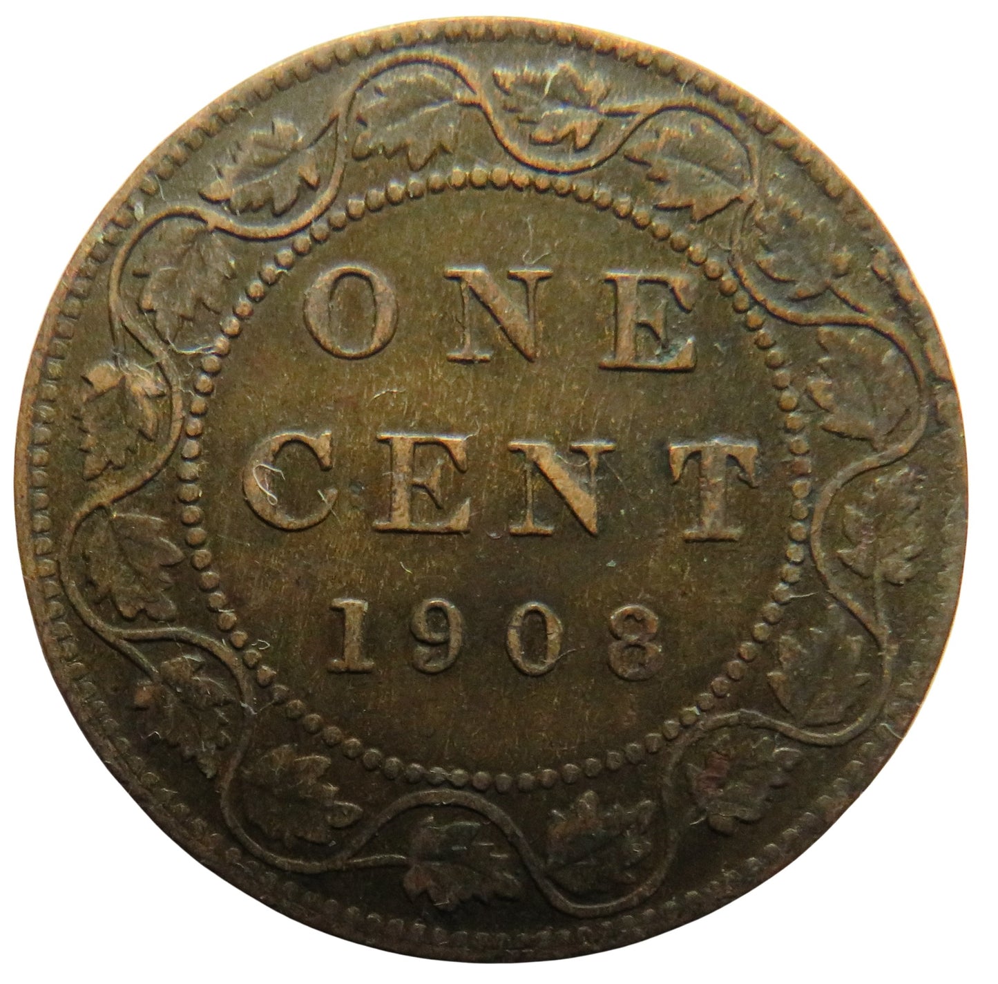 1903 King Edward VII Canada One Cent Coin