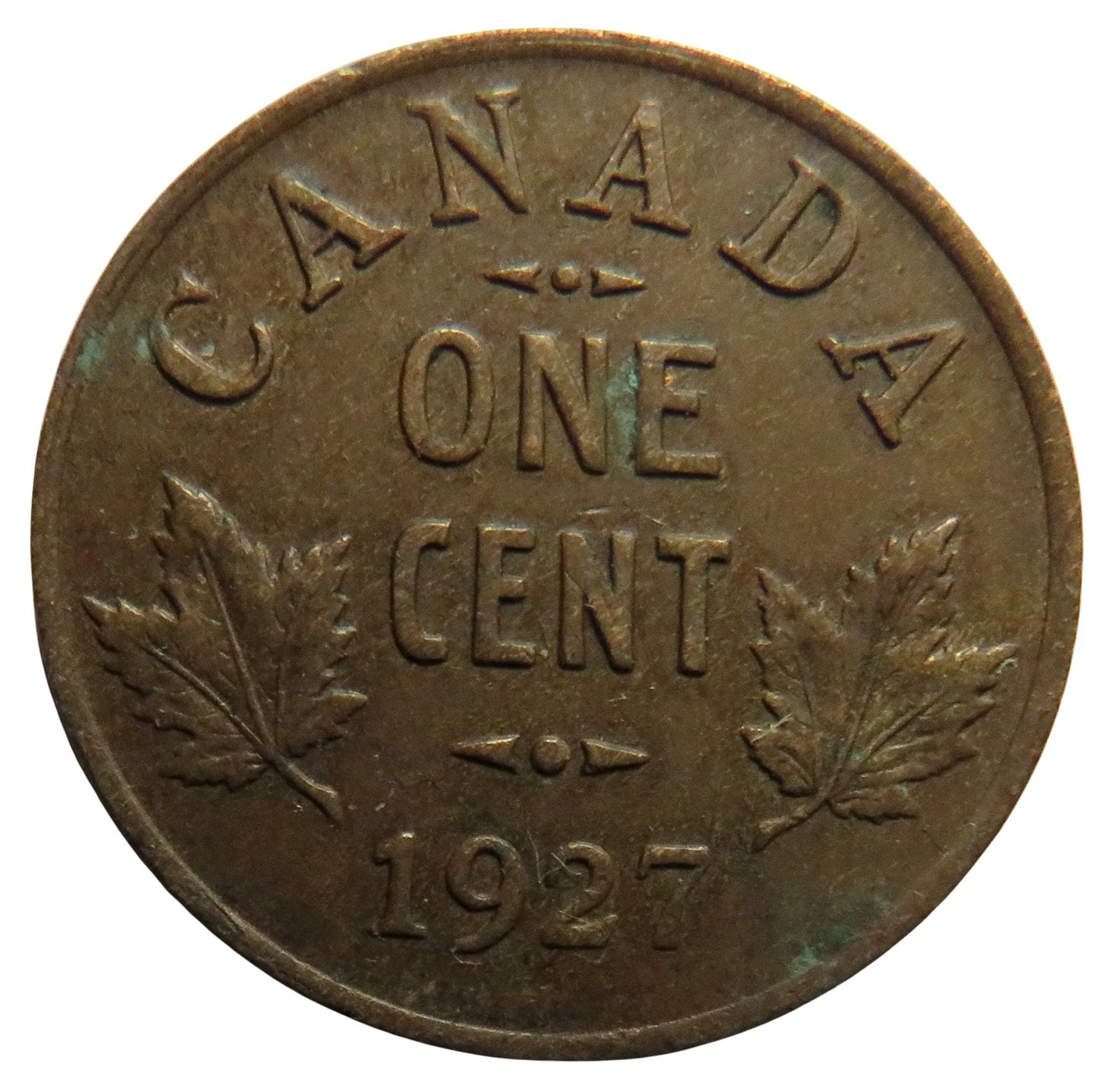 1927 King George V Canada One Cent Coin