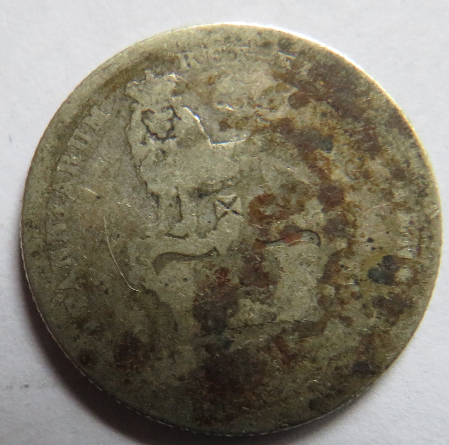 1826 King George IV Silver Shilling Coin - Great Britain