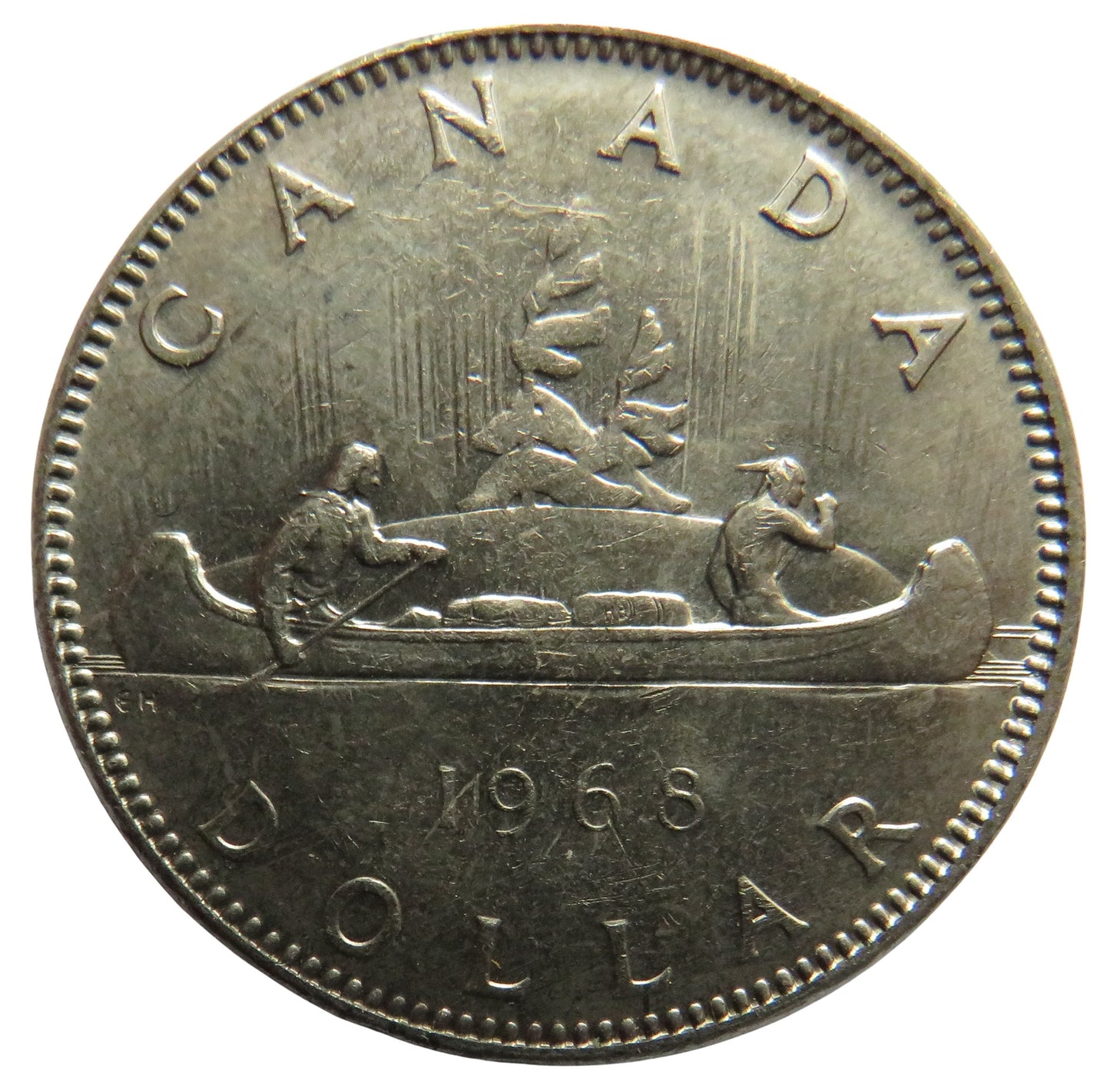 1968 Queen Elizabeth II Canada $1 One Dollar Coin
