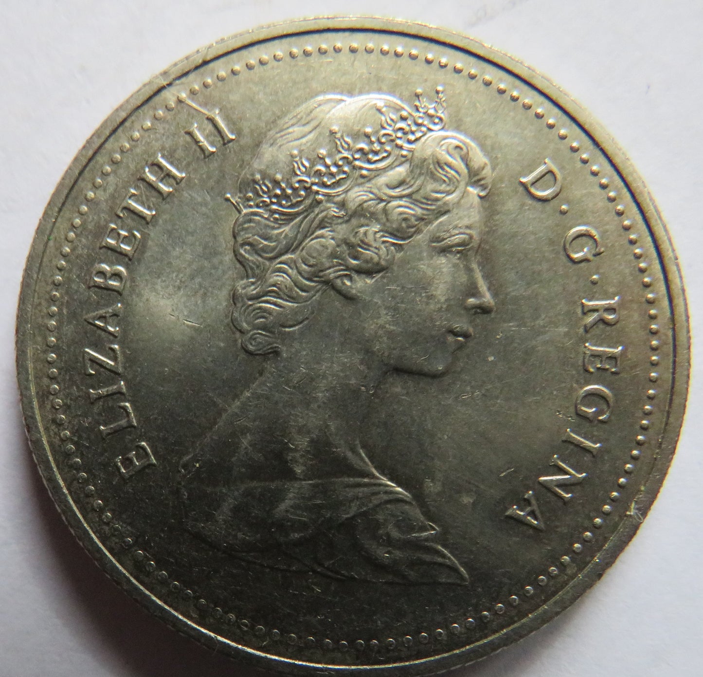 1980 Queen Elizabeth II Canada $1 One Dollar Coin