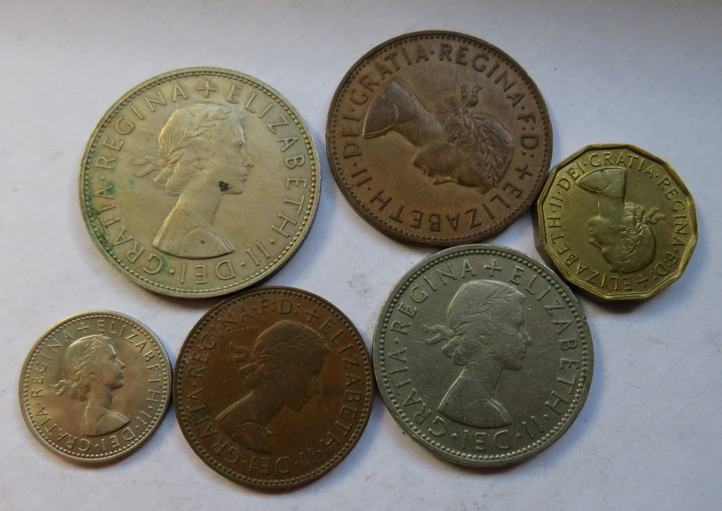 1967 Queen Elizabeth II Great Britain Coin Year Set