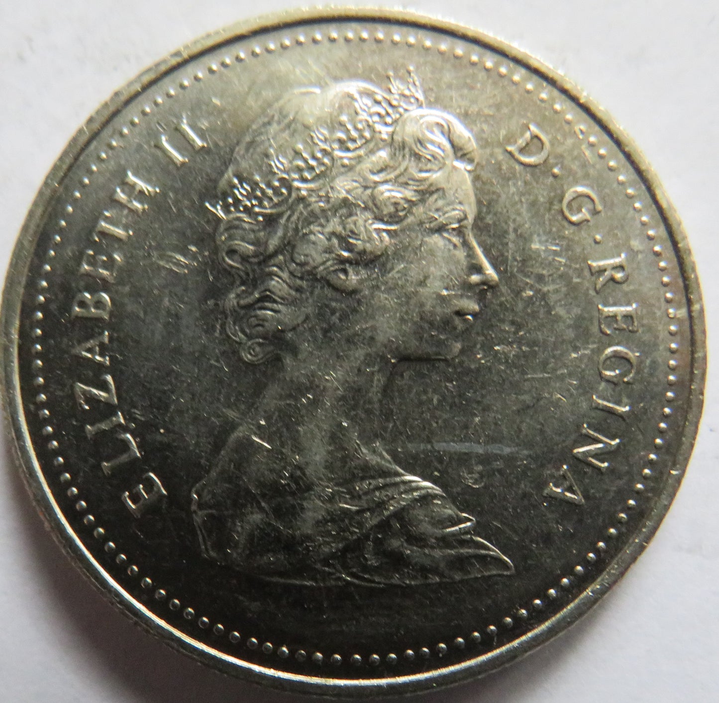 1985 Queen Elizabeth II Canada $1 One Dollar Coin