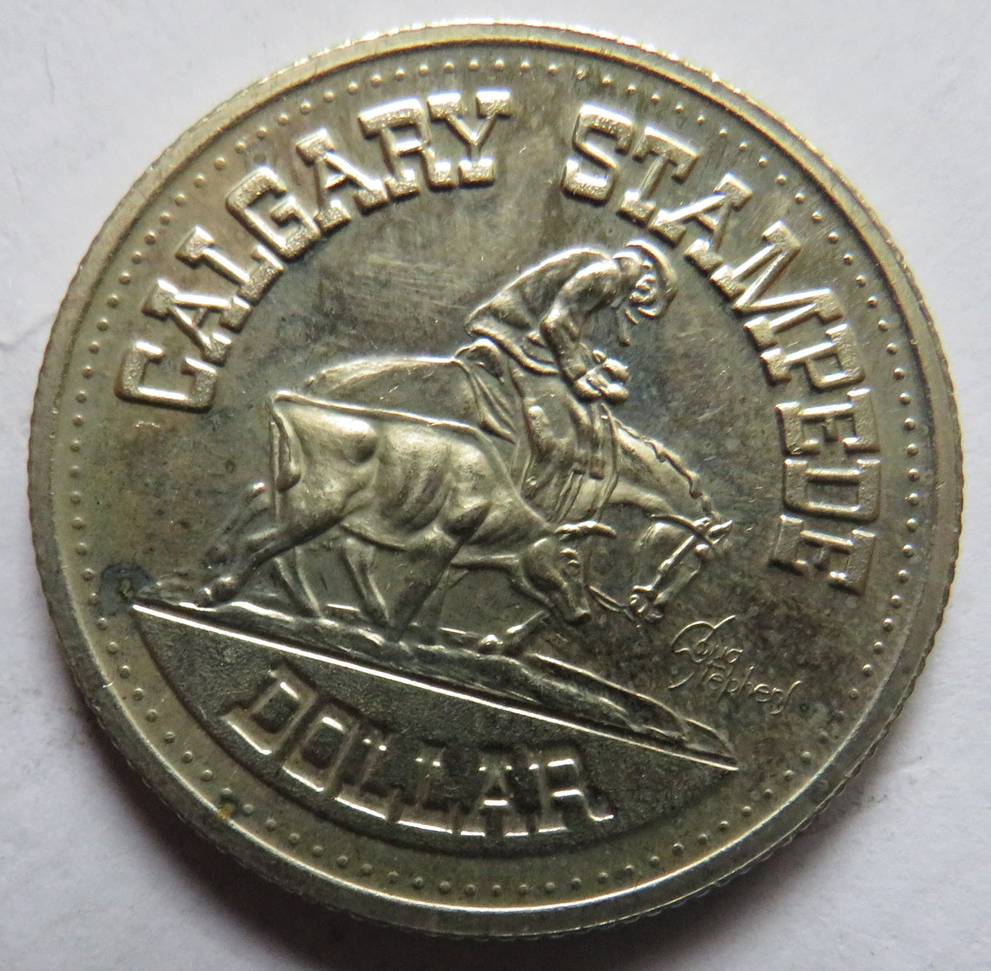 1975 Calgary Centennial Stampede $1 One Dollar Token
