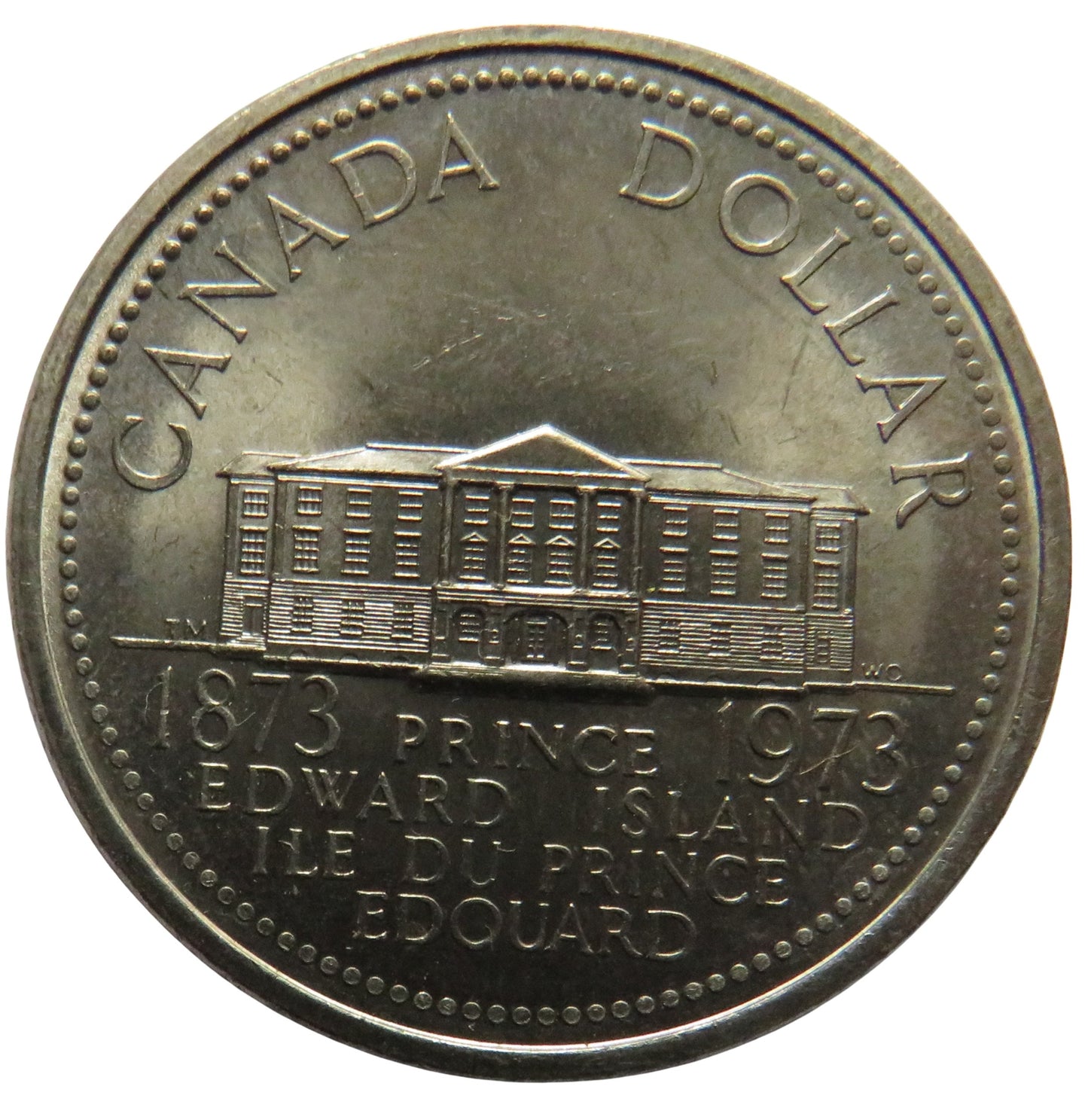 1873-1973 Prince Edward Island Canada $1 One Dollar Coin.