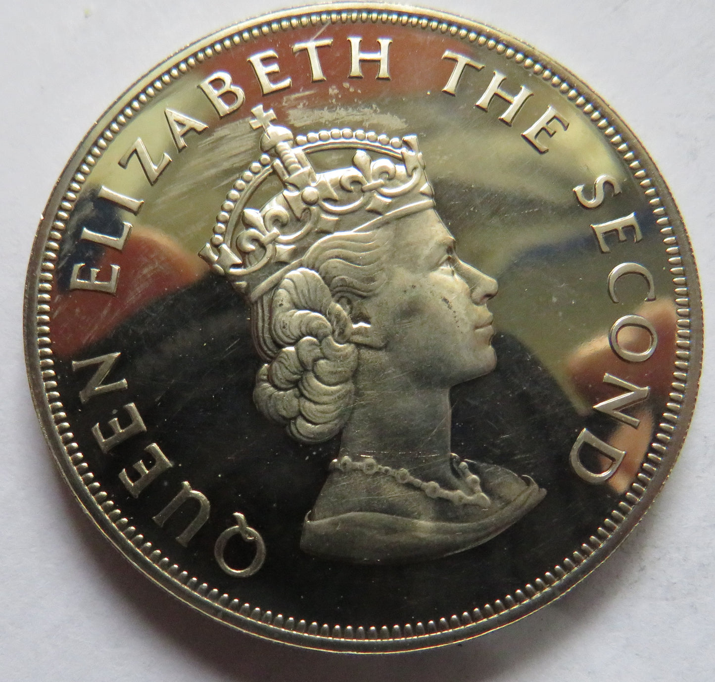 1966 Bailiwick of Jersey 5 Shillings Crown Proof Coin