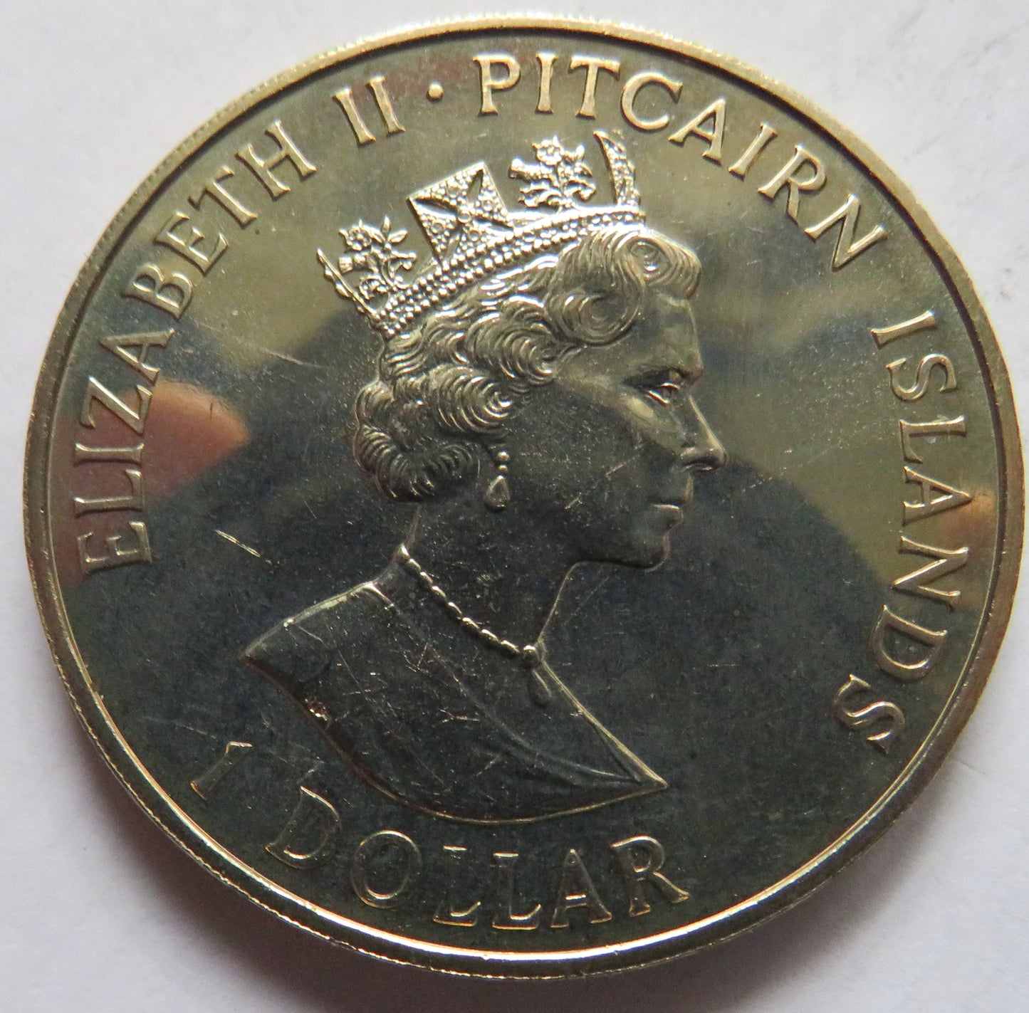 1789-1989 HMAV Bounty Pitcairn Islands $1 Coin