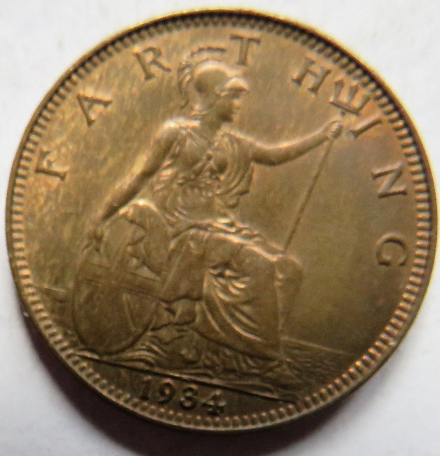1934 King George V Farthing Coin In Higher Grade - Great Britain