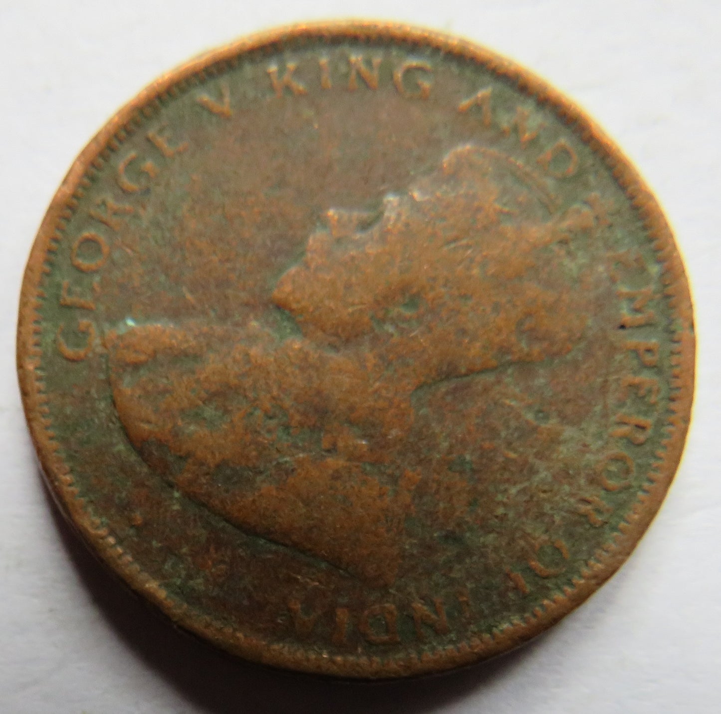 1912 King George V Ceylon One Cent Coin