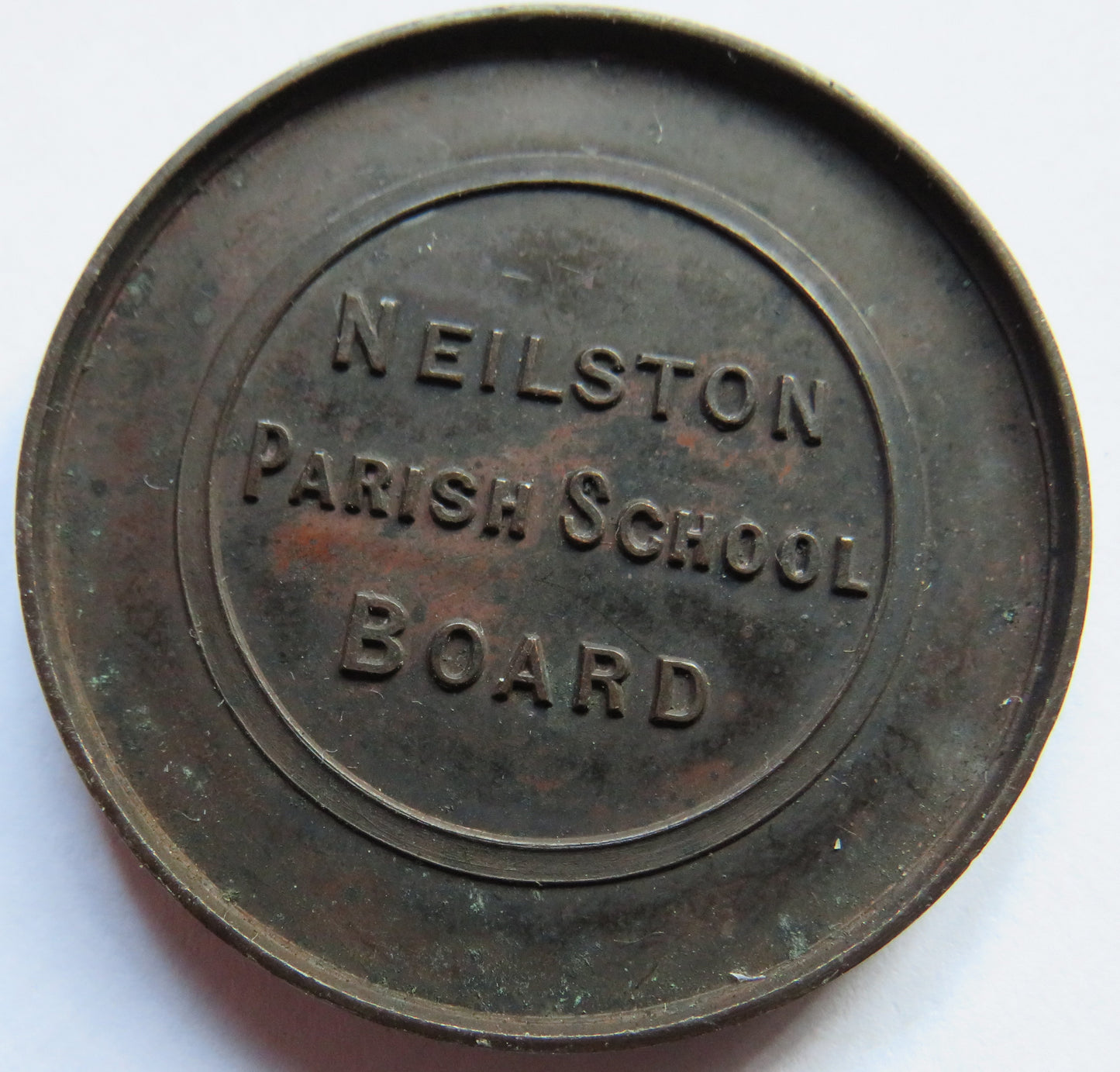 1902-03 Ambulance Classes Neilson Parish School Board Bronze Medal