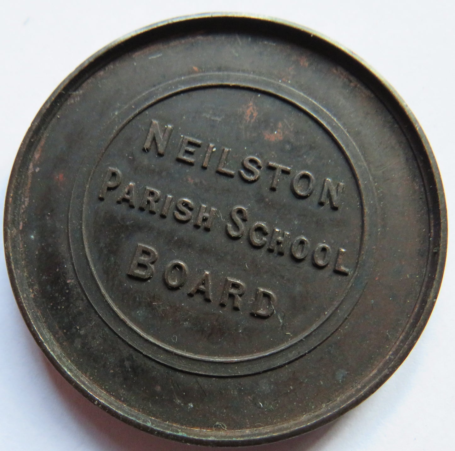 1902-03 Ambulance Classes Neilson Parish School Board Bronze Medal