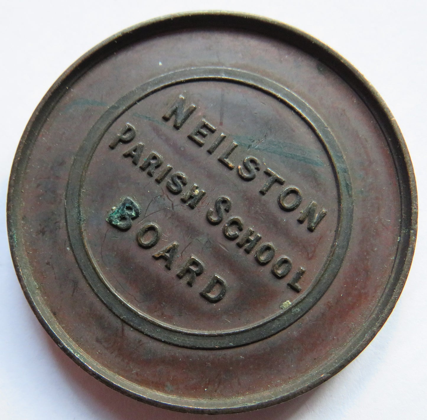 1902-03 Ambulance Classes Neilson Parish School Board Bronze Medal