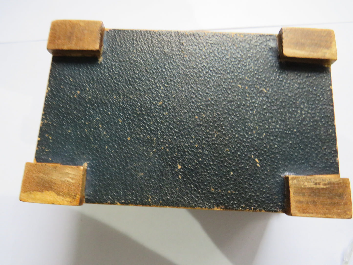 Antique Mauchline Ware Box With Image Of Mortuary Chapel Arbroath