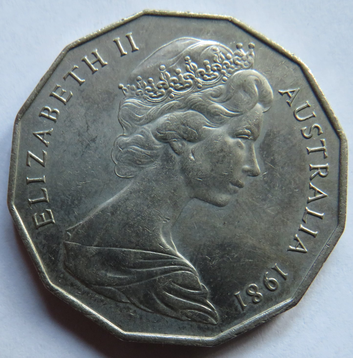 1981 Australia 50 Cents Coin Prince of Wales & Lady Diana Spencer