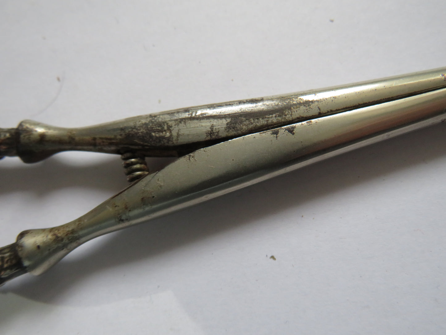 Antique Pair of Silver Handled Glove Stretchers Hallmarked Chester 1911