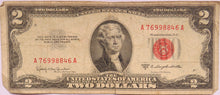 Load image into Gallery viewer, 1953 C United States of America $2 Two Dollars Banknote
