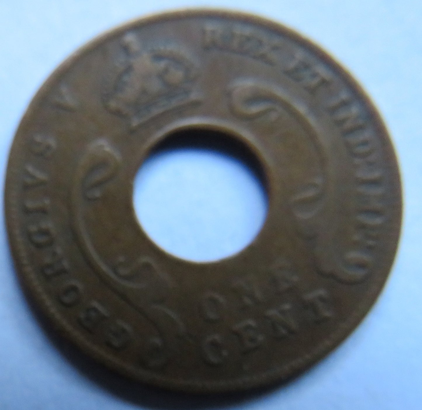 1927 East Africa One Cent Coin