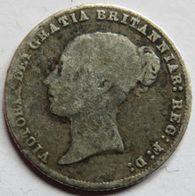 Load image into Gallery viewer, 1866 Queen Victoria Young Head Silver Sixpence Coin - Great Britain

