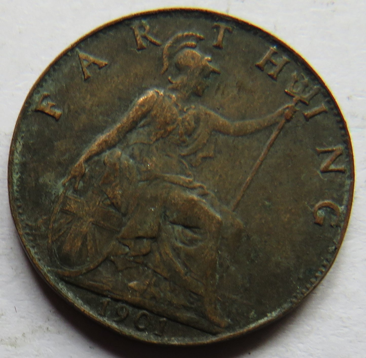 1901 Queen Victoria Farthing Coin - Great Britain