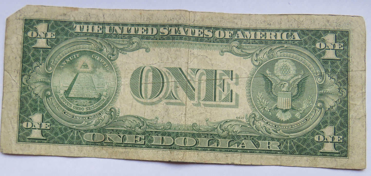 1935-G United States of America Silver Certificate $1 Banknote