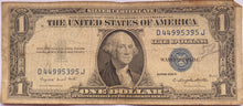 Load image into Gallery viewer, 1935-G United States of America Silver Certificate $1 Banknote
