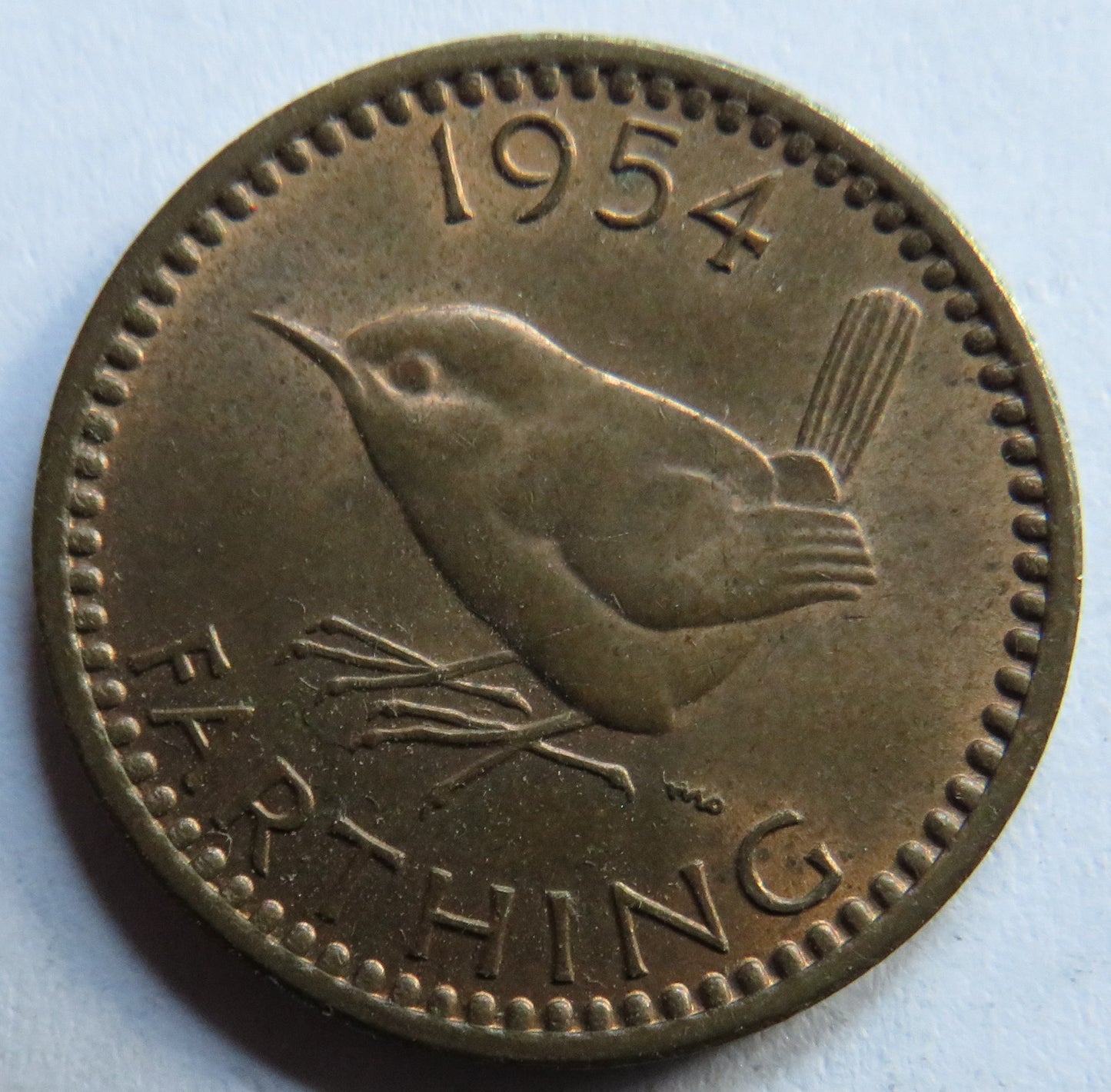 1954 Queen Elizabeth II Farthing Coin In High Grade - Great Britain