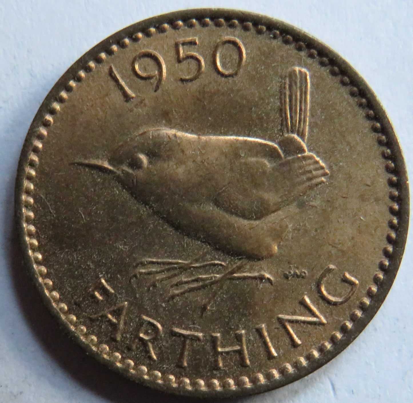 1950 King George VI Farthing Coin In High Grade - Great Britain