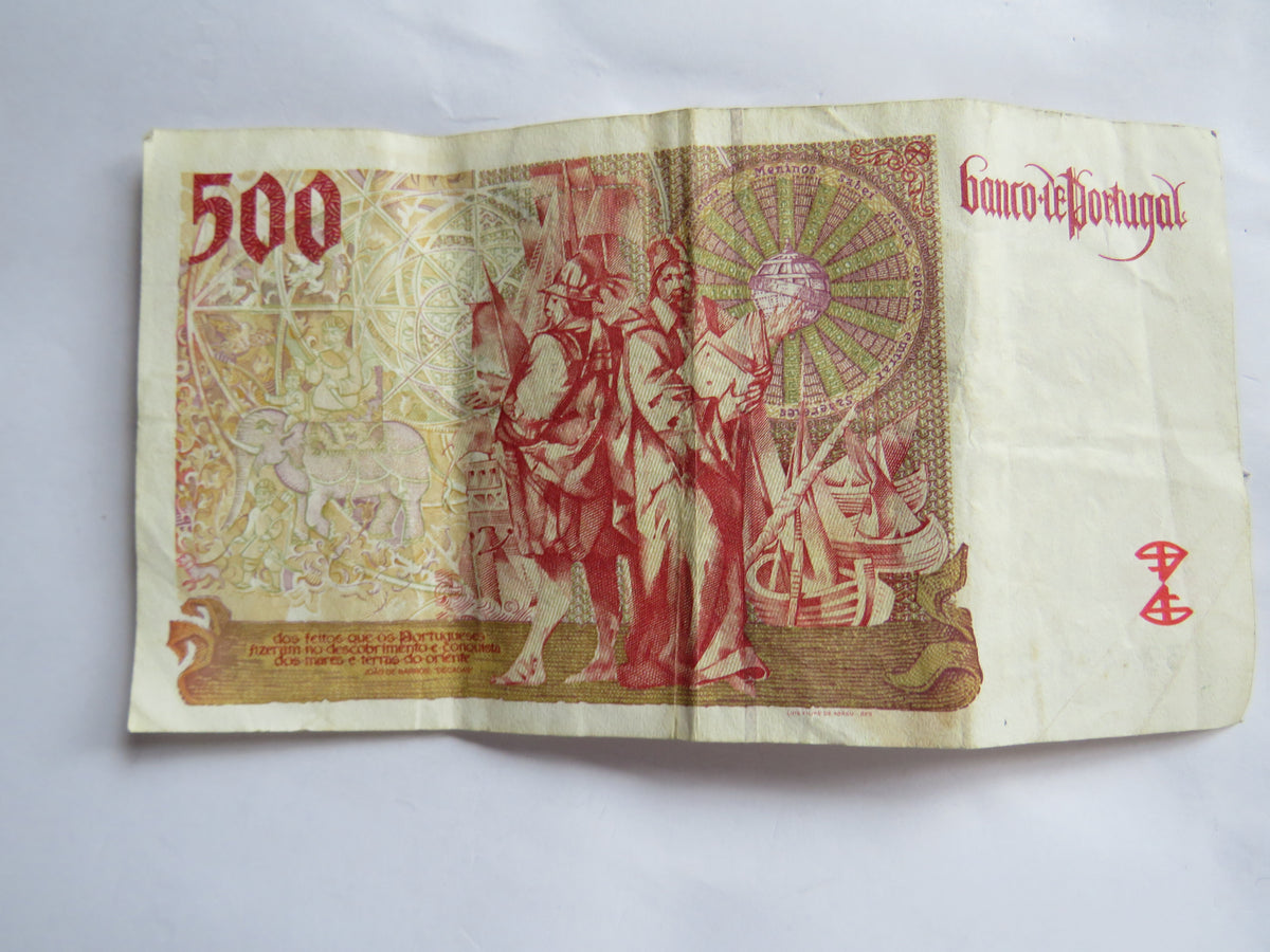 1997 Portugal 500 Escudos Banknote