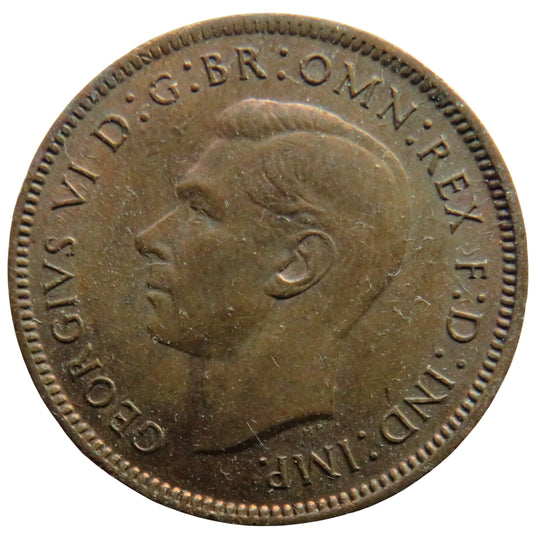 1943 King George VI Farthing Coin In Higher Grade - Great Britain
