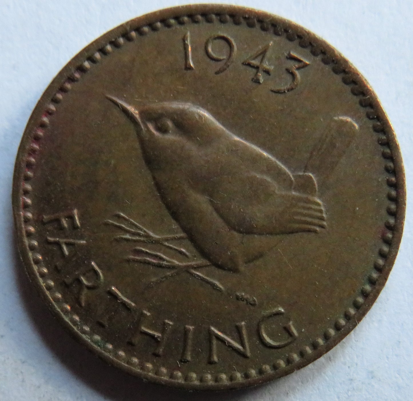 1943 King George VI Farthing Coin In Higher Grade - Great Britain