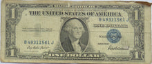 Load image into Gallery viewer, 1935 F United States of America Silver Certificate $1 Banknote
