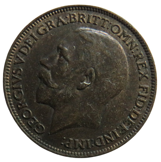 1923 King George V Farthing Coin In Higher Grade - Great Britain