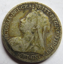 Load image into Gallery viewer, 1901 Queen Victoria Silver Sixpence Coin - Great Britain
