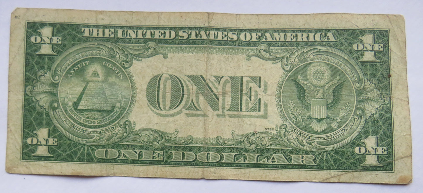 1935 E United States of America Silver Certificate $1 Banknote