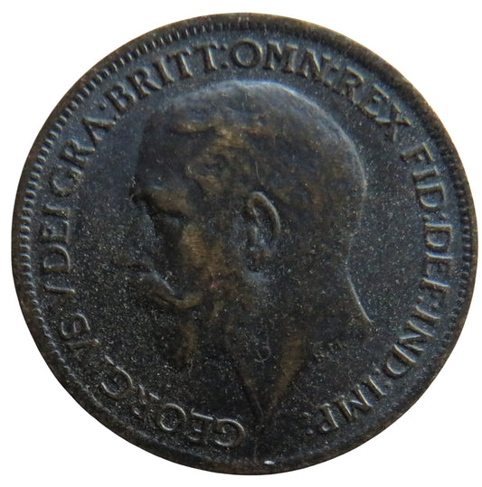 1917 King George V Farthing Coin In Higher Grade - Great Britain